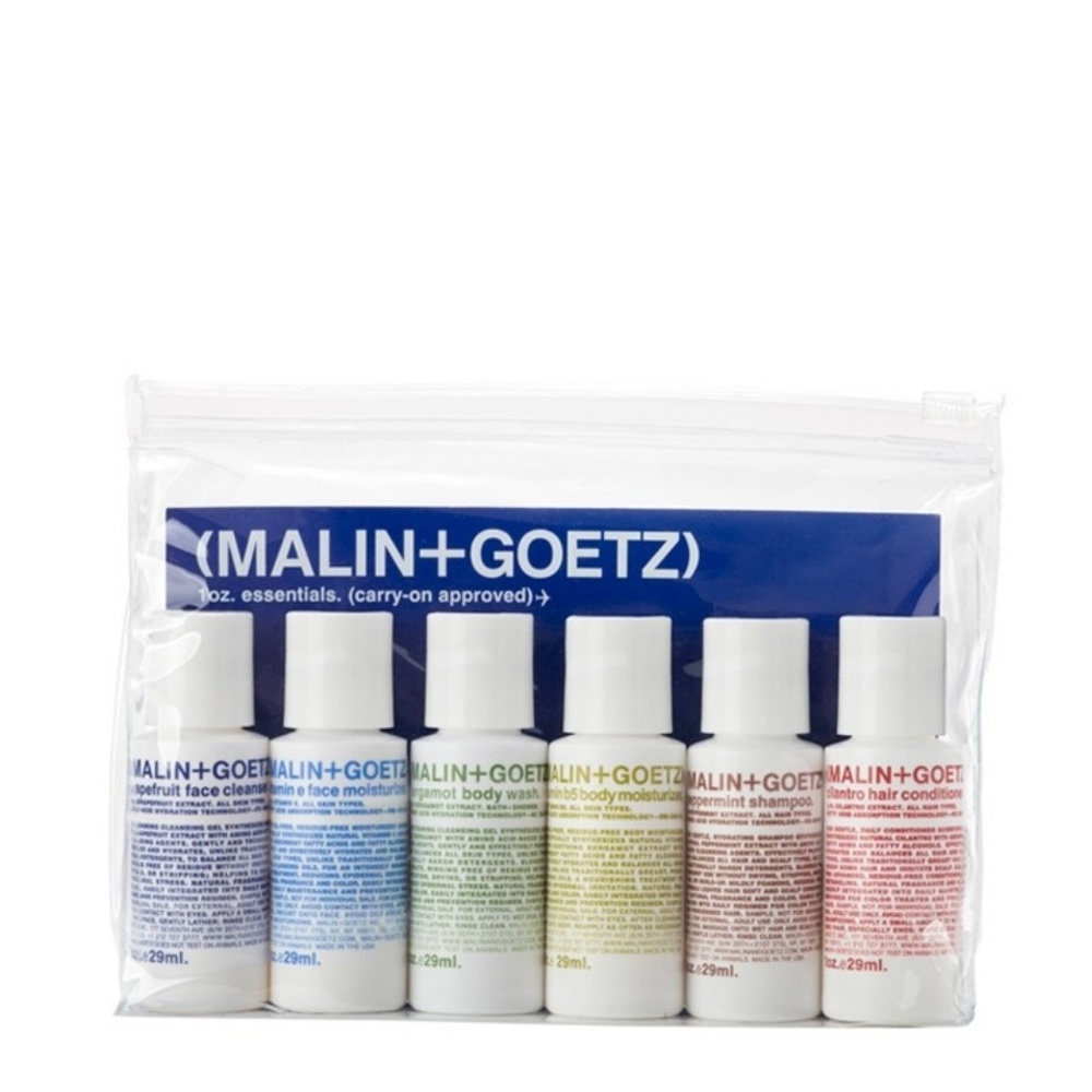 NEW Malin + Goetz Travel Essentials 6pc